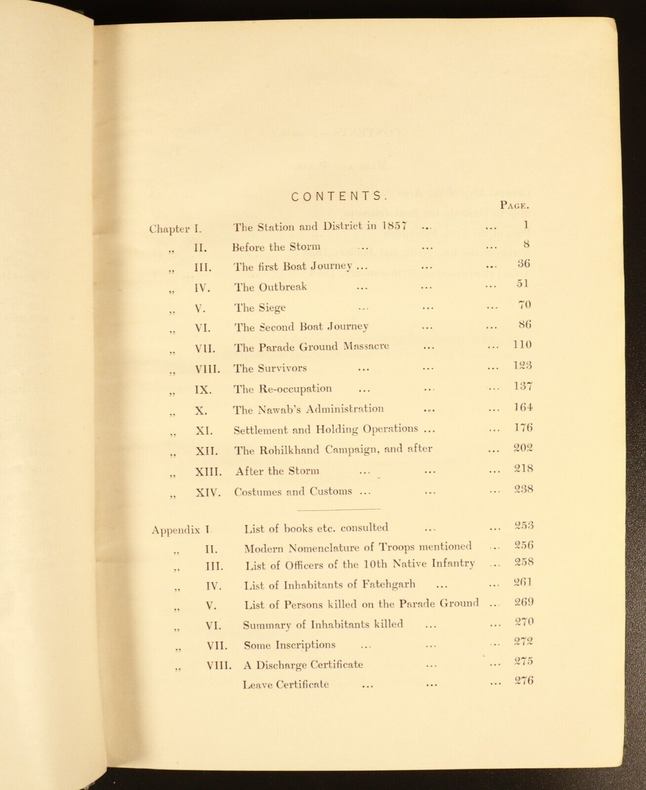 1933 Fatehgarh & The Mutiny by FR Cosens Military History Book SCARCE 1st Ed