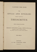 1892 Idylls & Epigrams Attributed To Theocritus H. Kynaston Antique Poetry Book-8