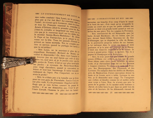c1920 La légende de Guillaume d'Orange Antique British History Book In Fench