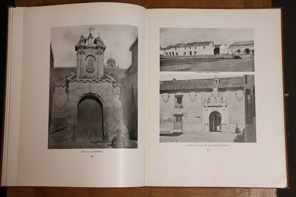1917 The Minor Ecclesiastical Domestic & Garden Architecture Of Southern Spain