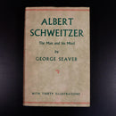 1949 Albert Schweitzer Man & His Mind by George Seaver Antique History Book-7