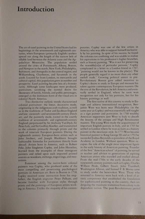 1977 The Heritage Of American Art American Art History Reference Book