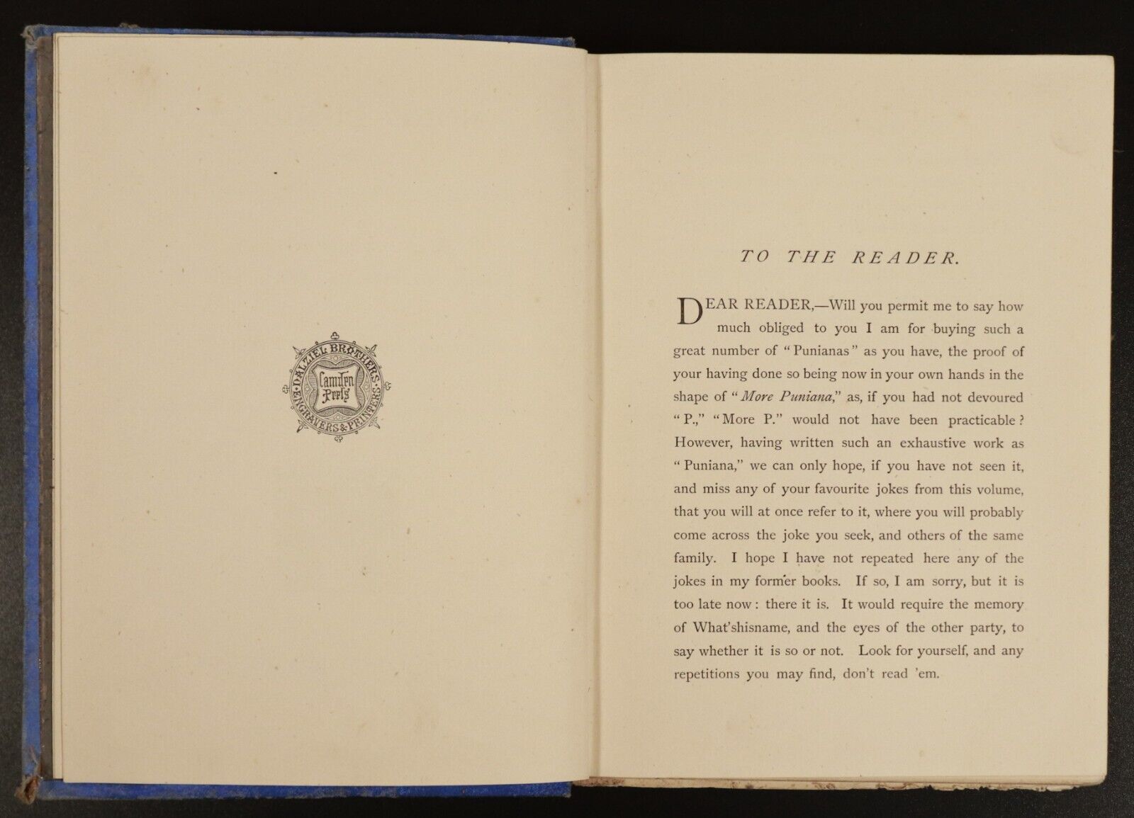 1875 More Puniana by Hugh Rowley Antique British Literature Book