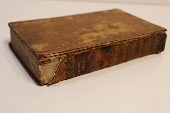 1817 Poems by William Cowper Of The Inner Temple Antique British Poetry Book