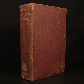 1874 Cicero Select Letters by Albert Watson Antique Roman History Book Clarendon