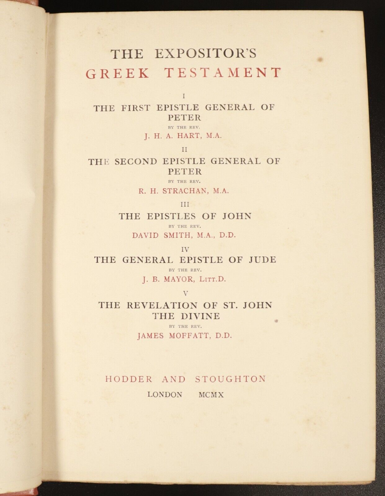 1910 5vol The Expositor's Greek Testament Antique Theology Book Set W.R. Nicoll