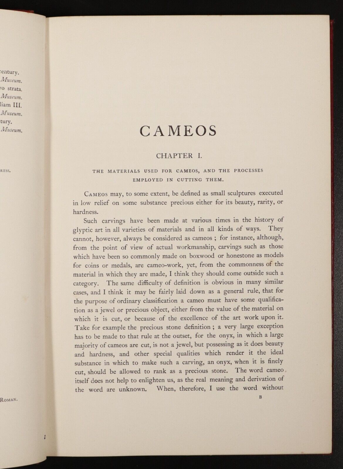 1900 Cameos by Cyril Davenport Antique Reference History Book Cameo Carving