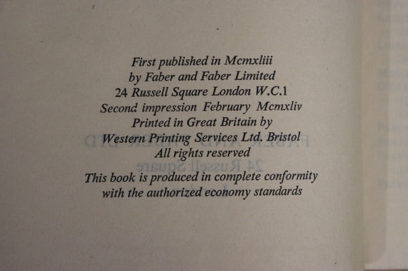 1944 Grig In Retirement by HB Creswell Antique Architecture Book