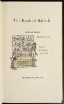 1967 The Book Of Ballads Heritage Press Literature Book Selected by M Leach-3
