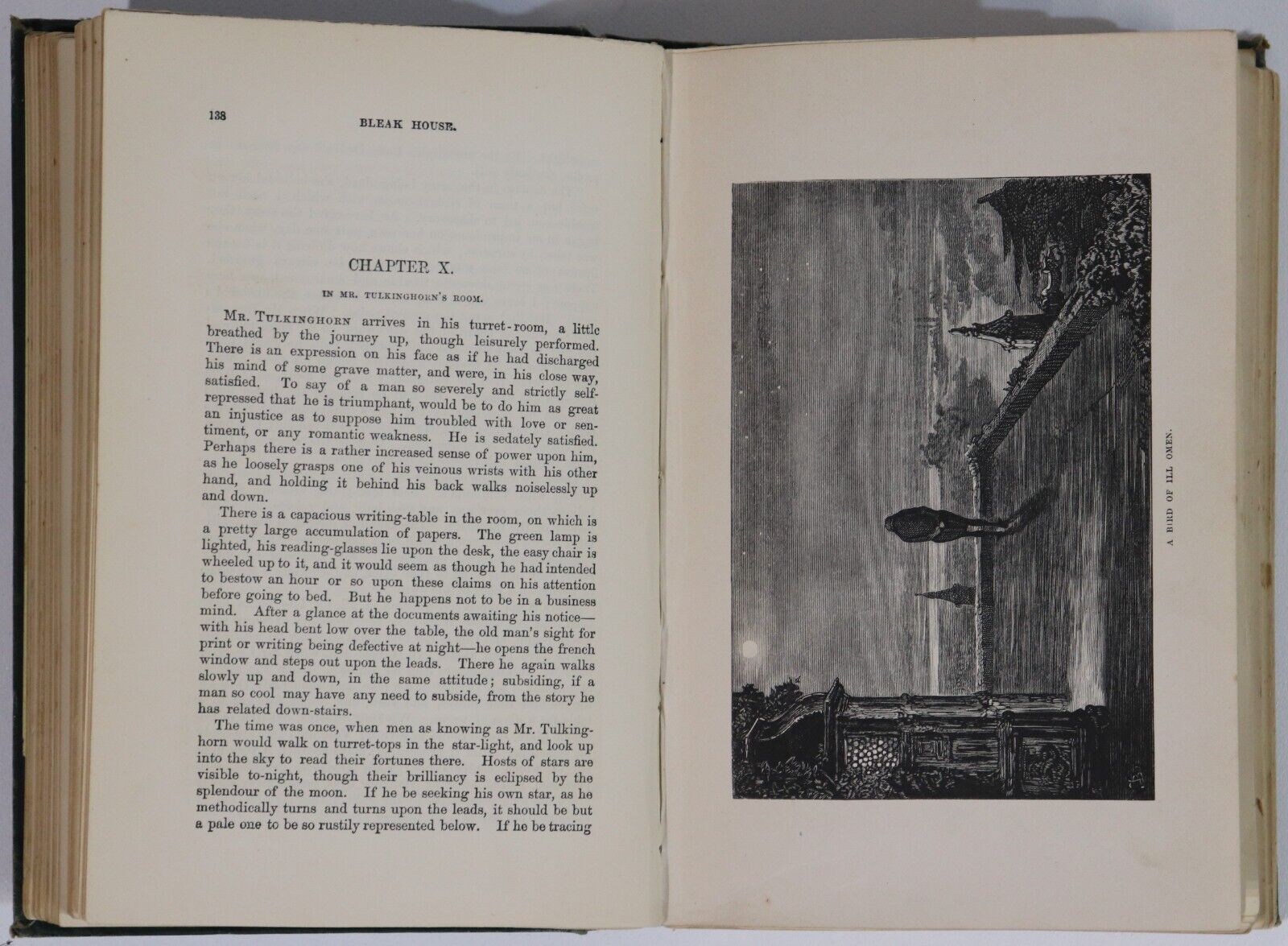 c1879 2vol Bleak House by Charles Dickens Antique British Fiction Book Set