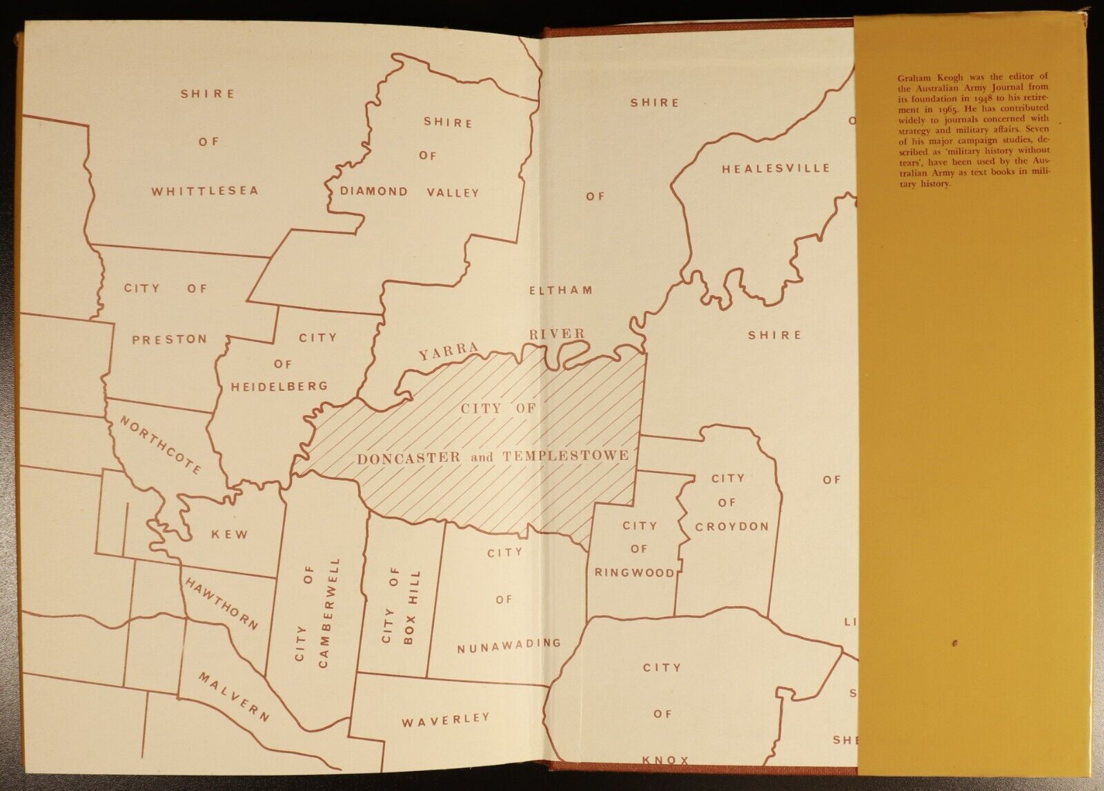 1975 History Of Doncaster & Templestowe Australian History Book Graham Keogh