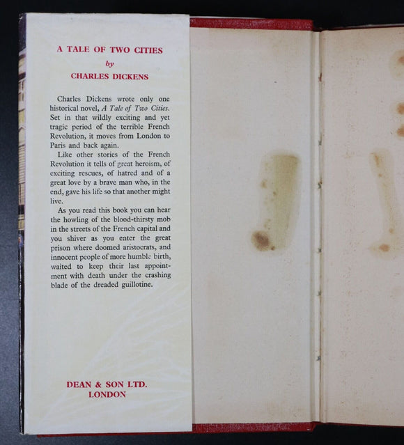 c1965 A Tale Of Two Cities by Charles Dickens Classic Fiction Book Dean & Son
