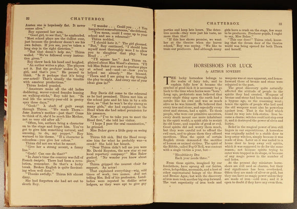 c1940 Chatterbox Annual Antique British Illustrated Childrens Book Dean & Son