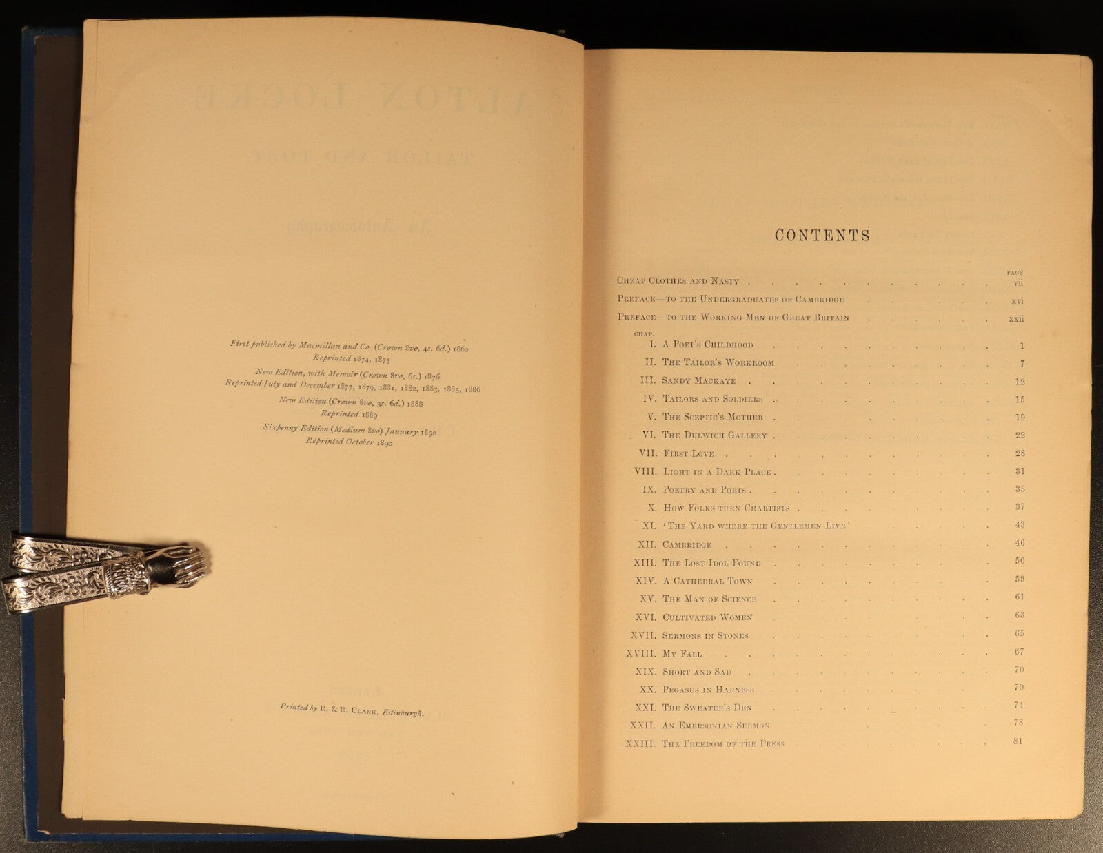 1890 Charles Kingsley Alton Locke Hereward The Wake etc Antique Fiction Books