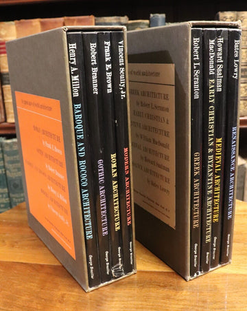 1962 8vol The Great Ages Of World Architecture Reference Book Set With Slipcases