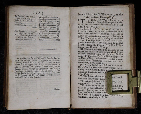 1757 The Sporting Kalendar by John Pond Antiquarian British Sport History Book