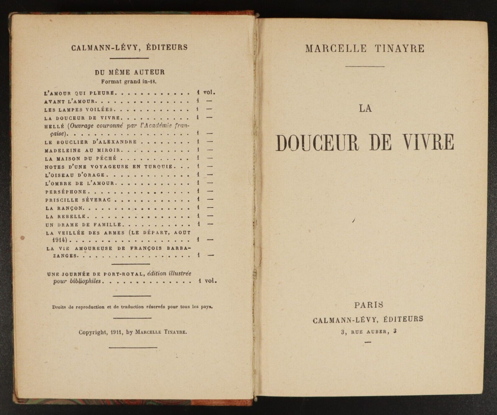 c1925 9vol Ouvrages De Rolland, Tinayre & Dberely Antique French Fiction Books