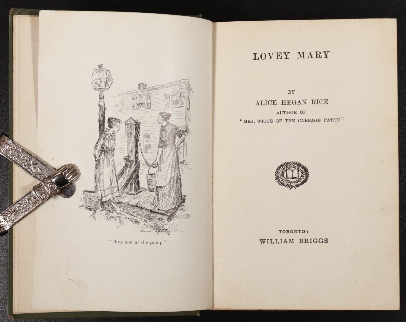 1903 Lovey Mary by Alice Hegan Rice Antique American Fiction Book Illustrated - 0