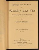 c1930 Dombey & Son by Charles Dickens Antique British Fiction Book Fireside-7