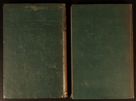 1910 2vol Prince Otto & Across Plains by R.L. Stevenson Antique Literature Books