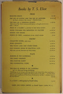 1954 The Confidential Clerk: A Play By T.S. Eliot Vintage Performing Arts Book-8