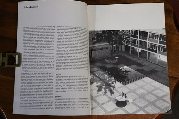 1963 Landscaping For Flats: London British Town Planning Architecture Book