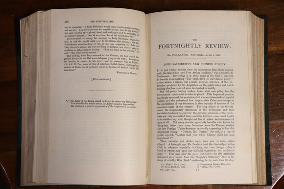 1899 The Fortnightly Review Vol LXV Antique British Societal History Book