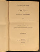 1874 Cicero Select Letters by Albert Watson Antique Roman History Book Clarendon-5