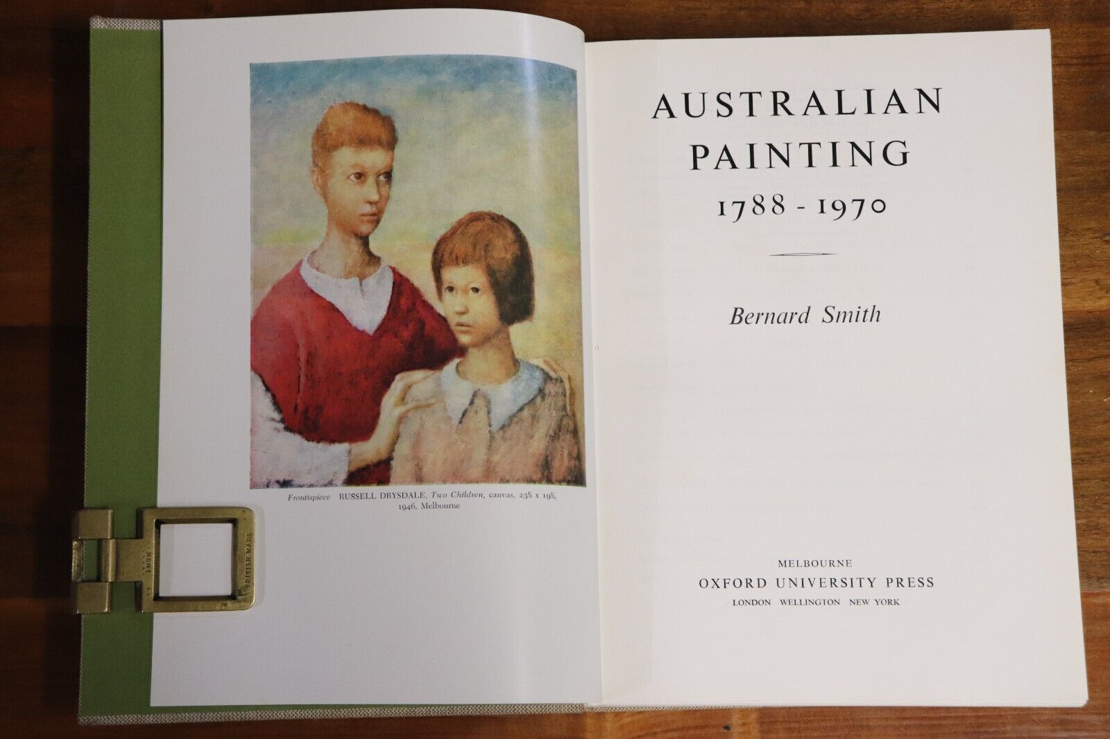 1974 Australian Painting 1788 to 1970 Australian Art Reference & History Book - 0