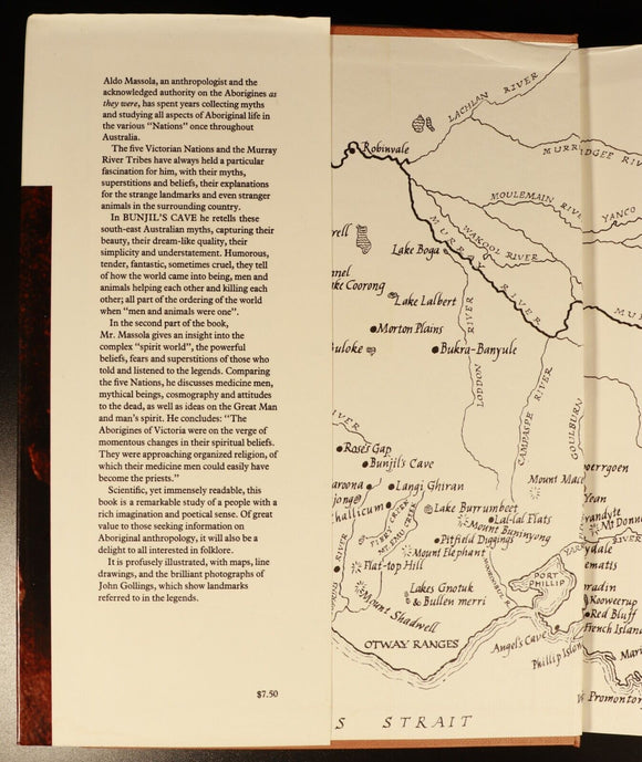 1968 Bunjil's Cave by Aldo Massola Australian Aboriginal Myths & Legends Book