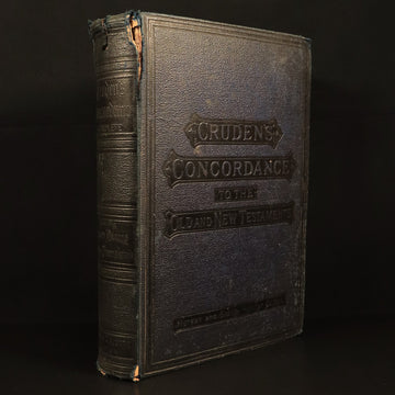 c1880 Cruden's Complete Concordance To Old & New Testament Antique Theology Book