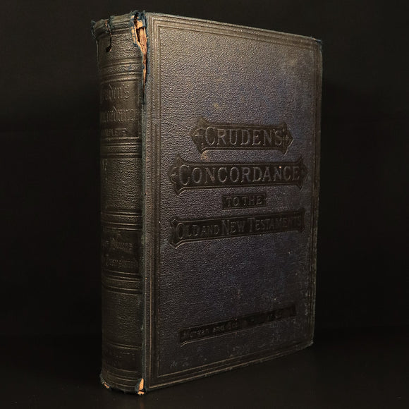 c1880 Cruden's Complete Concordance To Old & New Testament Antique Theology Book