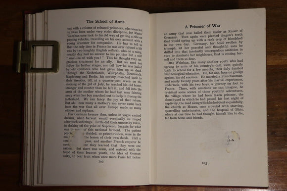 c1920 The School Of Arms by Ascot R. Hope Antique Military Fiction Book