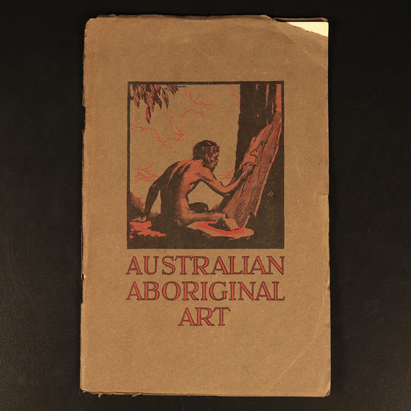 1929 Australian Aboriginal Art National Museum Melbourne Antique Art Book
