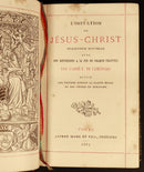 L'Imitation De Jesus Christ par De Lamennais 1885 Antique French Theology Book-6
