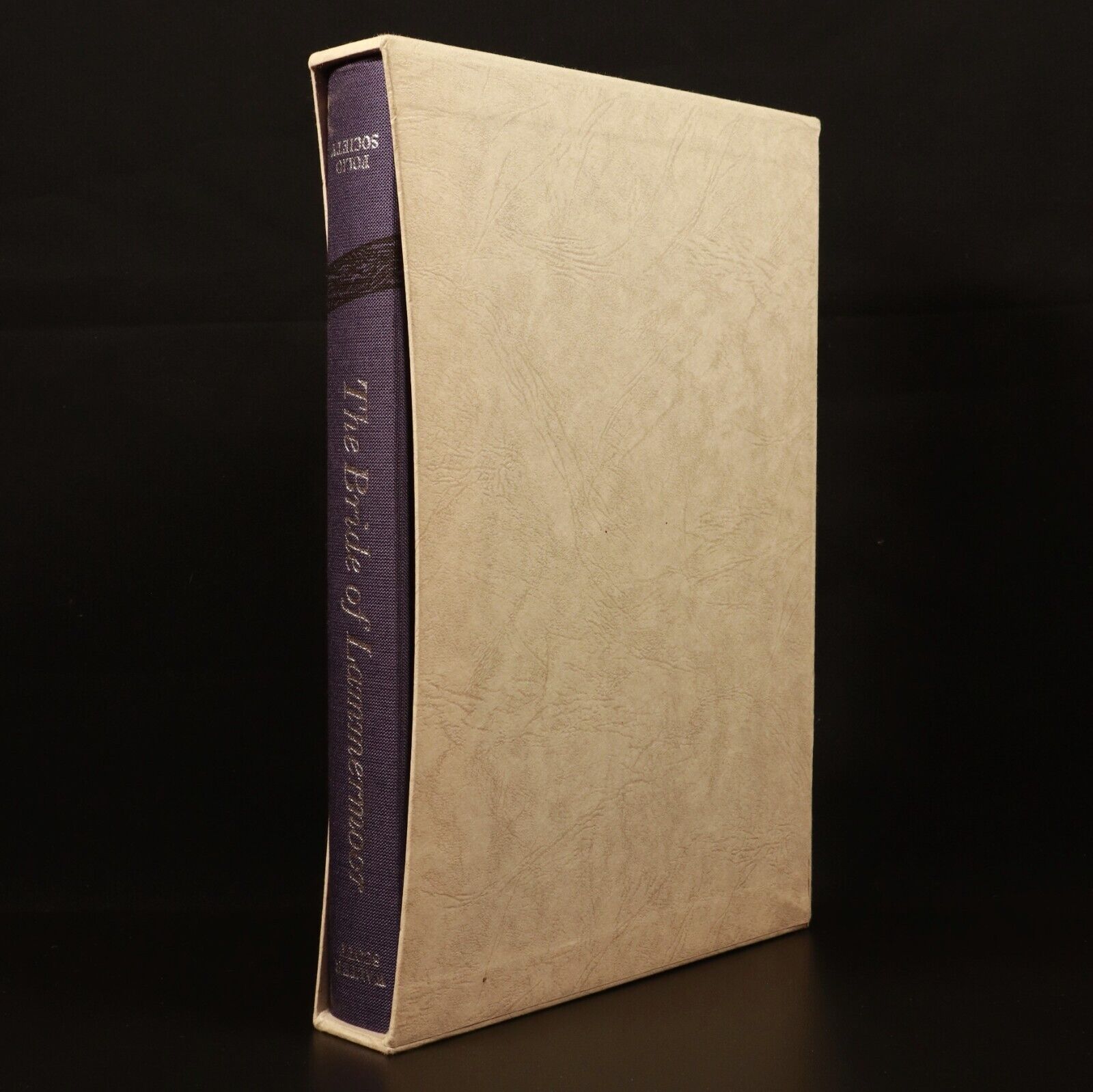 1985 The Bride Of Lammermoor by Walter Scott Folio Society Fiction Book w/Sleeve