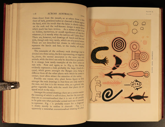 1912 Across Australia by B Spencer & FJ Gillen Antique Australian History Books