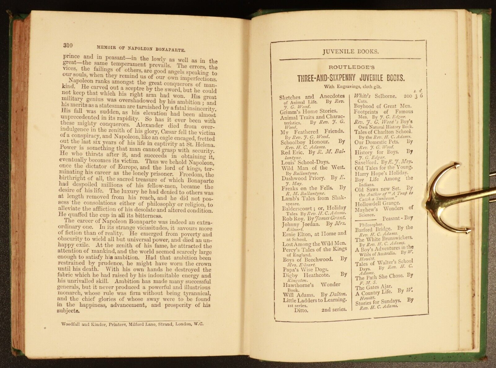 1875 Life Of Napoleon Bonaparte by C. MacFarlane Antiquarian History Book