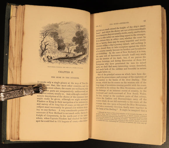 1843 Australia: History & Present Condition Antiquarian Australian History Book