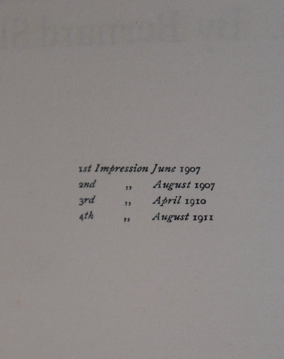 c1920 6vol Collected Works Of Bernard Shaw Literature Book Collection