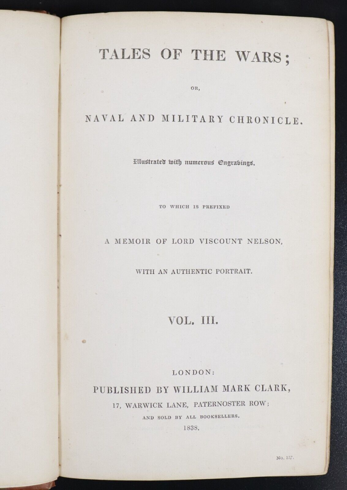 1836 4vol Tales Of The Wars Naval Military Antiquarian British History Book Set