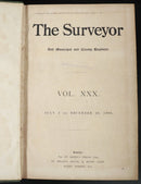 1906 The Surveyor & Municipal County Engineer Antique Architecture Book Vol XXX-4