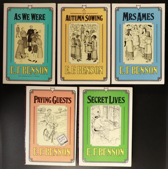 1985 The Works Of E.F. Benson 9 Book Bundle Make Way For Lucia As We Were