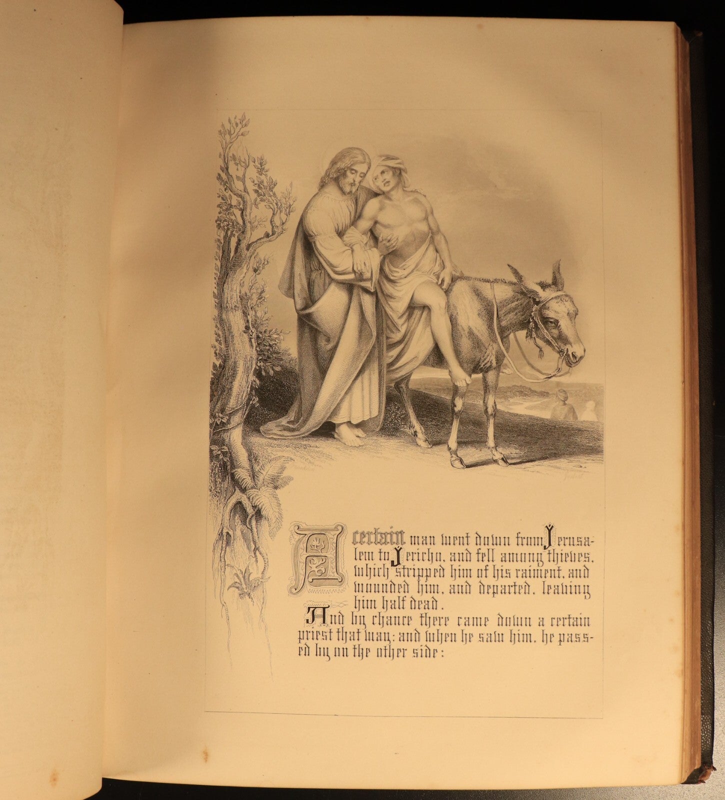 c1880 Self Interpreting Family Bible Rev John Brown Antiquarian Leather Bible