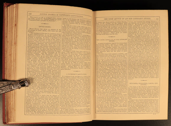 c1879 Curiosities Of Literature Isaac D'Israeli Antiquarian British History Book