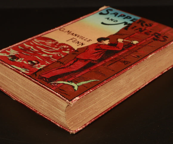 c1910 Sappers & Miners by Geo. Manville Fenn Antique British Fiction Book