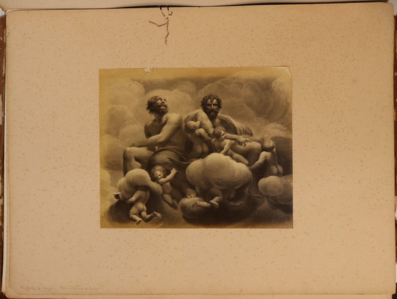 c1868 British Museum Photographs by Stephen Thompson Antique Art History Book