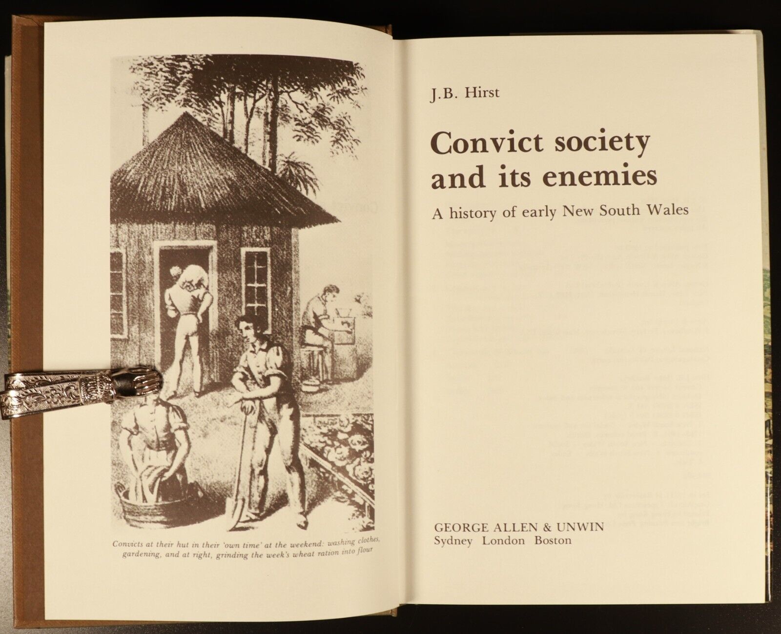 Convict Society & Its Enemies by JB Hirst 1983 Australian Convict History Book