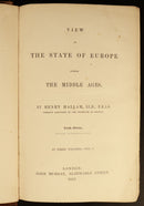 1853 2vol State Of Europe During Middle Ages Antiquarian History Books H. Hallam-5