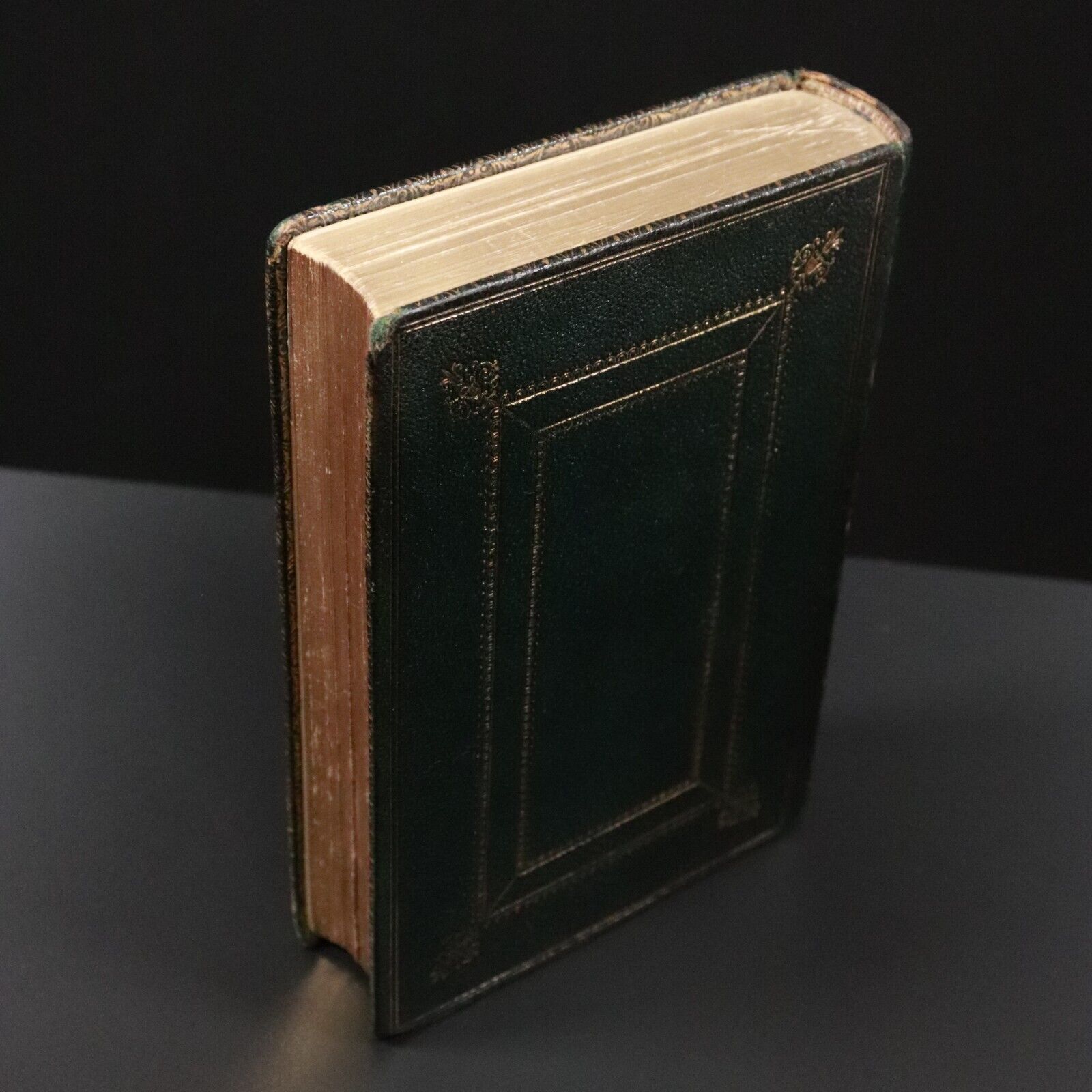 1879 The Works Of Alfred Tennyson Poet Laureate Antique Poetry Book Leather Gilt